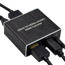 Audio Out Extractor HDMI To Optical Splitter 4K For TV DVD Player 3.5mm Stereo
