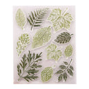 Green leaf clear stamp silicone seal flower stamp DIY scrapbook album decorBX