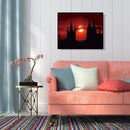 Hand Painted Artwork Frameless DIY Fantasy Sunset Painting By Numbers Decor
