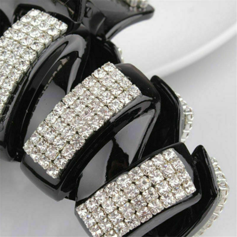 Cute Women Girls Rhinestone Crystal Large Hair Claw Clip Clamp Hair Accessory