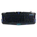 LED Backlit Wired Gaming Keyboard Mechanical Typing Russian Computer Gamer