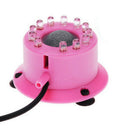 Mini Colorful Air 12LED Submersible Bubble Aquarium Fish Tank Light AC100-240V