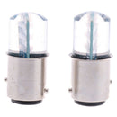 2Pcs/set BA15D 1157 24LED 1157 Blue Silicone Brake Steering Flash Car Light -OZ