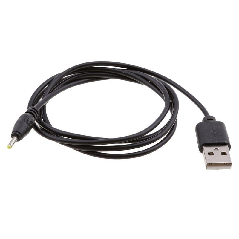 4 Pieces USB A Male To 2.5mmx0.7mm DC Tip Plug Connector Charging Cord Cable