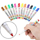 Hot 12 Colors Whiteboard-Markers White Board Dry-Erase Marker Pens Set Fine Nib