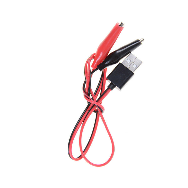 1Pair Alligator Wire USB Clip Male /Female Tester Voltage DC Ammeter Monitor Cy
