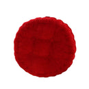 Red Round Soft Chair Seat Cushion Pad Seat Pad Home Office Cotton Cushion