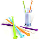 5pcs HELP GY coffee stirrer rod juices spoon Kitchen Bar Cocktail Drink ME