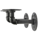 1X(Retro Black Iron Industrial Pipe Shelf Bracket Mounting Bracket Holder S