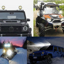 4 Inch 72W Round LED Work Light Spot Driving Lamp Headlight Offroad ATV TruMO