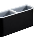 Household Door Umbrella Rain Free Drain Stand Storage Holder Rack Black Set