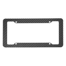 Carbon Fiber License Plate Frames Cover for Front Rear Bracket with Screws