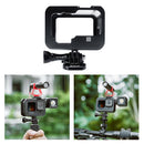 Aluminum Frame Housing Case for GoPro Hero 9 Camera Solid Protective Case Black