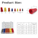 160pcs Wire Connector Electrical Nut Spring Cap Assortment Set Twist-On Terminal
