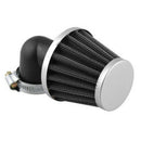 35Mm 90 Degree Elbow Bend Air Filter for 50Cc-110Cc Go Kart Dirt Bike AF-12 M1Z2