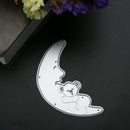 Moon Bears DIY Cutting Dies Metal Stencils Scrapbook Craft
