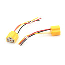 2Pcs Car Auto Truck Female Ceramic Headlight Extension Connector Plug Socke Gw