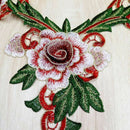 Embroidery cloth lace cloth machine embroidery diy flower clothes patch water F4