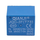 10 Pcs DC 9V Coil 10A SPST 5 Pin Electromagnetic Relays PCB Type JQC-3F S4G5