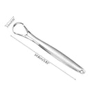 Stainless Tongue Scraper Fresh Breath Metal Cleaning Cleaner Tool for Oral Care/