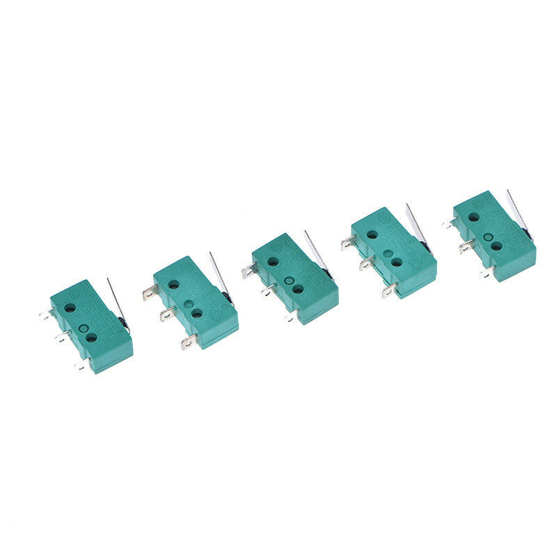 5pcs Mini limit switch long lever arm subminiature kw4-3z-3 snap action Gw