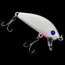 Mini 8Pcs/Lot Fishing Lure Crank Bait Hook Bass Crank bait Tackle 5CM/3.6G F6W9