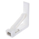 4 Pcs Table Cloth Cover Spring Loaded White Plastic Tablecloth Clips R5L6