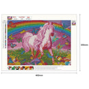 5D DIY Full Drill Diamond Painting Cartoon Horse Cross Stitch Embroidery