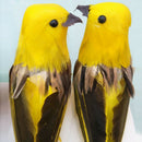Mini artificial foam feather bird wedding decorative doves bird home decor M&O