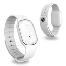 Ultrasonic Mosquito Repellent Bracelet Anti Pest Insect for Kids (White) A