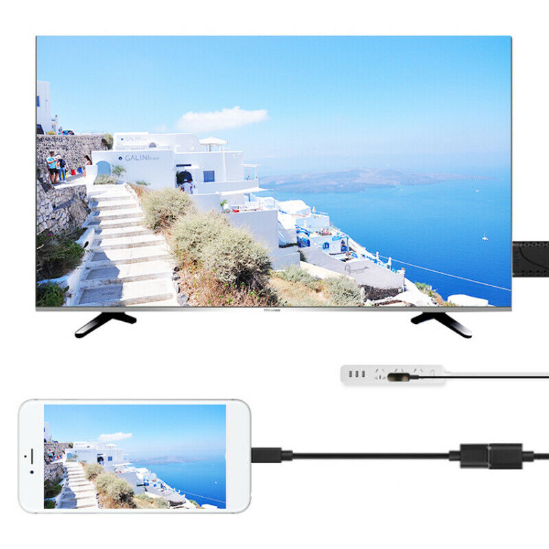 USB Female to 1080P HDMI Male HDTV HD Video Cable Converter Adapter For Phone