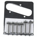 Tele Style Single Coil Guitar Bridge with 6 Barrel Saddles for Telecaster S S7A3