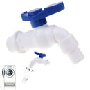 Male Thread Tap Valve Connect 1/2" 3/4" Faucet Garden Hose Plant Irrigati%!
