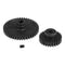 Motor Gear for RC 1:14 WLtoys RC Truck Upgrade Durable Spare 20/32mm 44T+27T