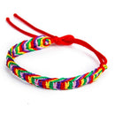 9 x Colorful Handmade Braided Friendship Bracelets Ankle Bracelet Prayer Br