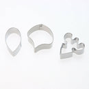 3pcs/set Butterfly Orchid Flower Petal Fondant Cake Mold Cutter Tools
