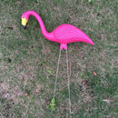 Pink Lawn Pond Flamingo Plastic Garden Party Ornament Decor Looking Down