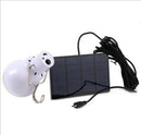 Solar Panel Powered Led Bulb Light Portable Outdoor Camping Tent Energy Lam