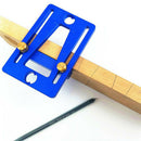 Dovetail Marker Template Aluminum Alloy Dovetail Gauge Size 1:7 Blue