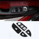 for Alfa Romeo Giulia 2017 2018 ABS Carbon Fiber Window Switch Panel Cover