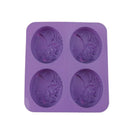 four soap mold butterfly cute flower DIY handmade soap silicone mold3CAU