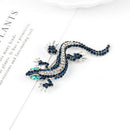 Unique Lizard Rhinestone Brooch Pin Women Geckos Brooch Clothes Jewelry BroSEAU