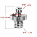 1/4 to 3/8 Screw Adapter Converter Threaded Screws Adapter Spigot Screw Mou