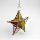 Wall Hanging Tealight Candle Holder Star Lantern for Wedding Holiday Decor
