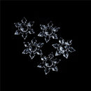 5Pcs Crystal Clear Acrylic Snowflakes Snowflake Ornaments Party Christmas Deco Z