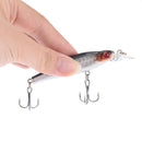 9g/8cm fishing lures baits floating metal crankbait popper hard lures hooks 5