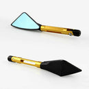 2x Universal CNC Rearview Side Mirrors MotorcycleRearview Side Mirror 8m DUP