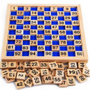 Educational Wooden Teaching Toys 1-100 Digit Cognitive 10X10 Multiplication