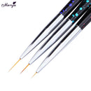 3pcs Nylon Fiber Hair Artist Paint Brush Thin Hook Line Drawing Pen Artist Pen