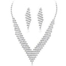 New Trends Geometric Shape Big Pendant Statement Necklace Jewelry Set Ms. C